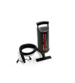 Intex Piscine|Pompa manuale "double quick ii" colore nero con 3 ugelli, 36 cm - cod. 68614