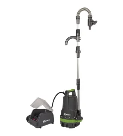 Pompe-Ribimex Pompa sommersa e per fusti 2in1 a batteria  prbat20 -