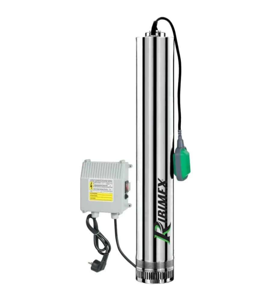 Pompe-Ribimex Pompa sommersa per pozzi 6 turbine, 1100 w -