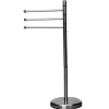 Accessori Bagno-Decor Bagno Porta asciugamani da terra in acciaio cromato con 3 barre