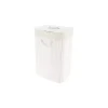 Accessori Bagno|Porta biancheria rettangolare in bamboo - bianco.