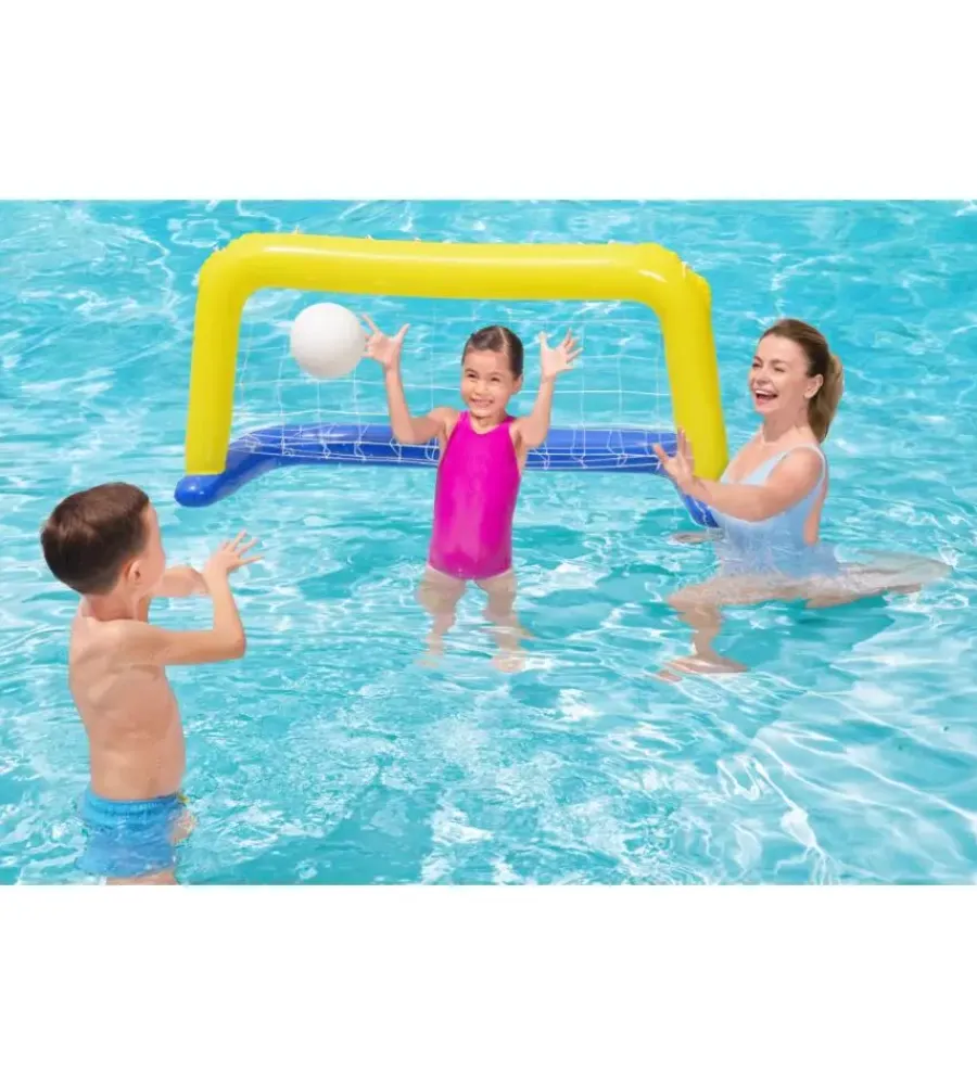 Hot Porta gonfiabile da pallanuoto con palla bestway 142x76cm Piscine