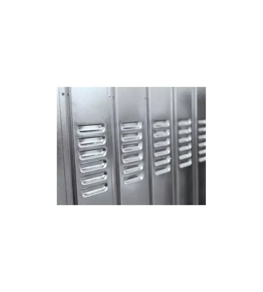 Porte Zincate-Tagliafuoco- Porta monolamiera zincata per cantine, 80x200 cm