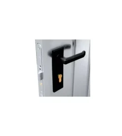 Porte Zincate-Tagliafuoco- Porta monolamiera zincata per cantine, 80x200 cm