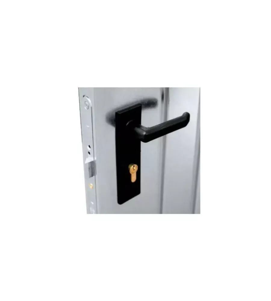 Porte Zincate-Tagliafuoco- Porta monolamiera zincata per cantine, 80x200 cm
