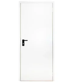Porte Zincate-Tagliafuoco- Porta multiuso reversibile tamburata "tv" bianco antigraffio 80x200 cm