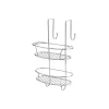 Docce E Accessori-Decor Bagno Porta oggetti per doccia con 2 ripiani - in acciaio cromato