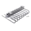 Armadi-Emuca Porta pantaloni dx estraibile per armadio grigio metallizzato - .