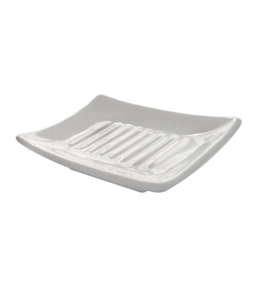 Accessori Bagno- Porta sapone vervena bianco sc.tr.