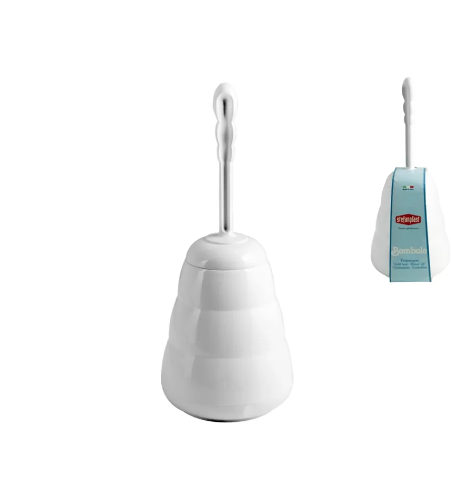 Online Porta scopino bombolo bianco Ceramiche E Accessori