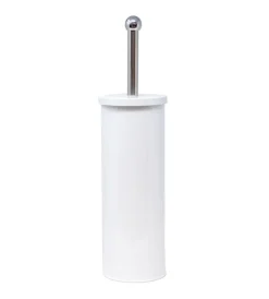 Ceramiche E Accessori-Decor Bagno Porta scopino in acciaio inossidabile bianco
