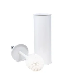 Ceramiche E Accessori-Decor Bagno Porta scopino in acciaio inossidabile bianco
