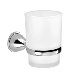 Accessori Bagno|Porta spazzolini genziana cromato