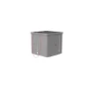 Biohort Casette Da Giardino|Porta supplementare per casetta attrezzi neo argento metallizzato