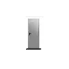 Clearance Porta tamburata zincata, 80x200 cm Porte Zincate-Tagliafuoco