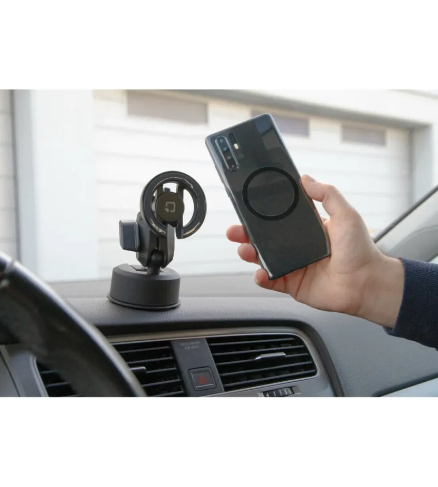 Best Porta telefono magnetico "magpro" con attacco a ventosa adesiva orientabile e ruotabile - 91805 Telefonia