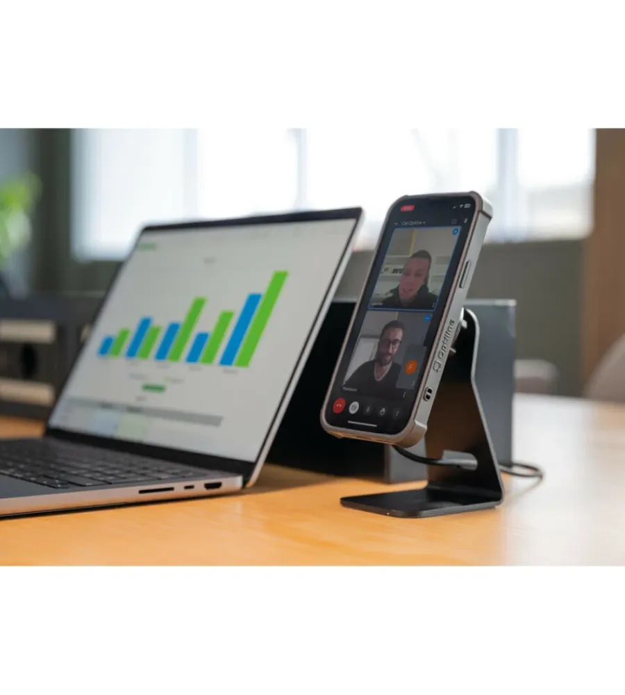 Lampa Telefonia|Porta telefono magnetico da tavolo "mag wireless stand" con ricarica wireless - 91807