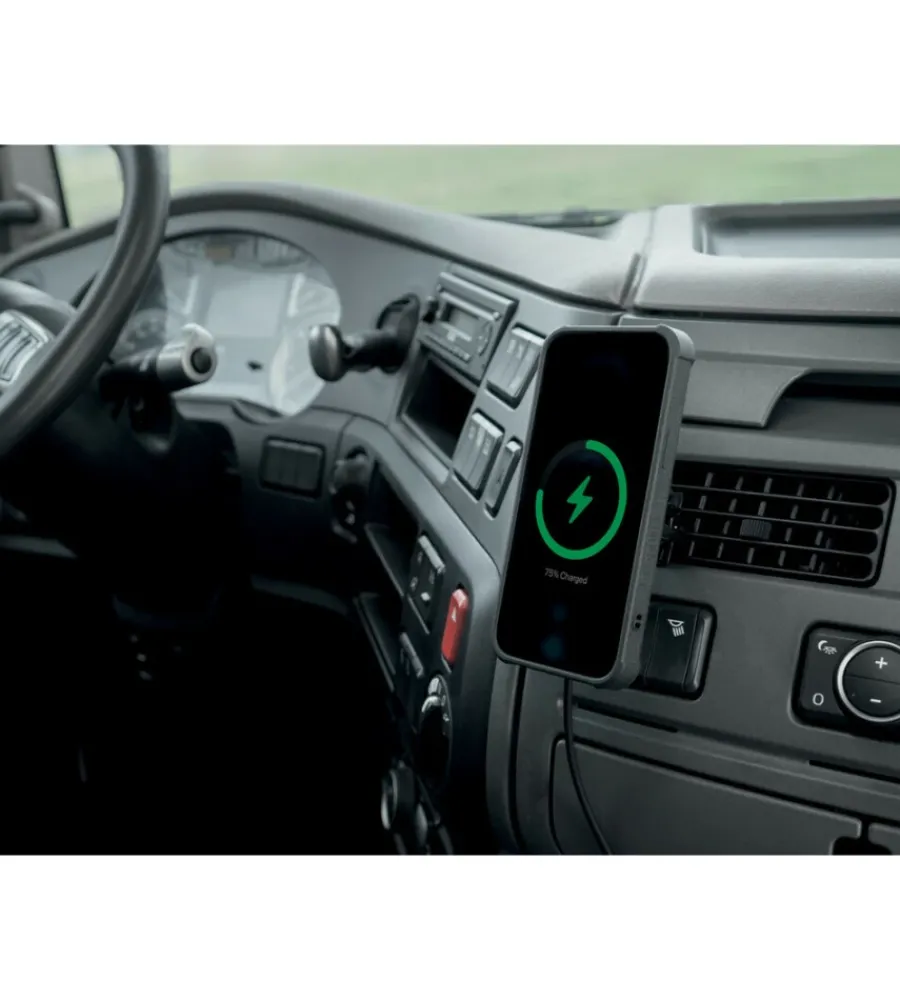 New Porta telefono magnetico "mag wireless airvent" per bocchetta d'aerazione con ricarica wireless - 91802 Telefonia