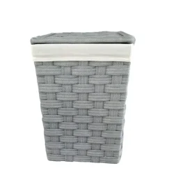 Sale Portabiancheria "piccolo" in tnt grigio 34,5x34,5x49,5 cm Accessori Bagno