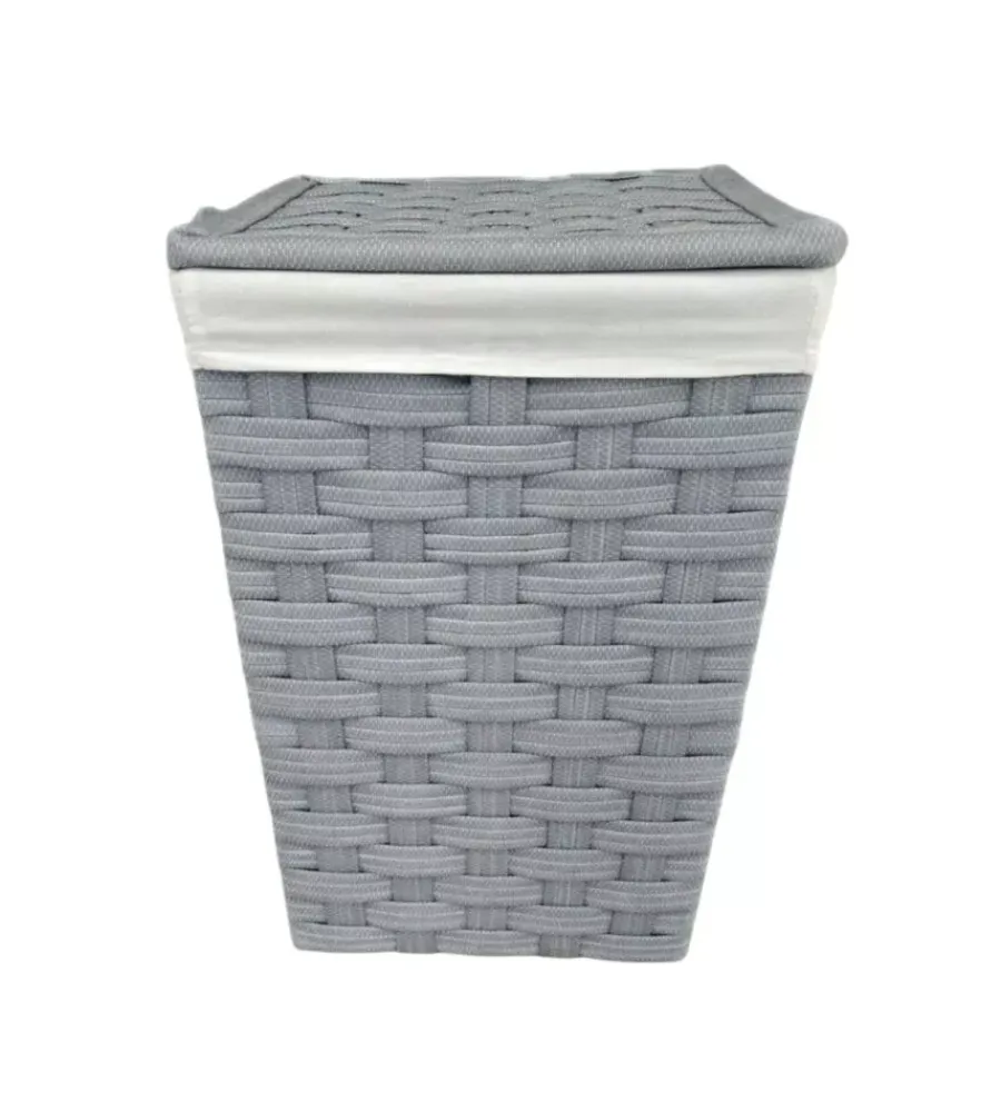 New Portabiancheria "medio" in tnt grigio 38,5x38,5x57,5 cm Accessori Bagno