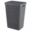 Keter Accessori Bagno|Portabiancheria "jute" nero - 43x34x60 cm