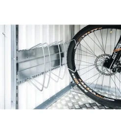Biohort Casette Da Giardino|Portabiciclette bikeholder per casetta highline e porta attrezzi, confezione da 1 unità set 3 ruote - . 49012