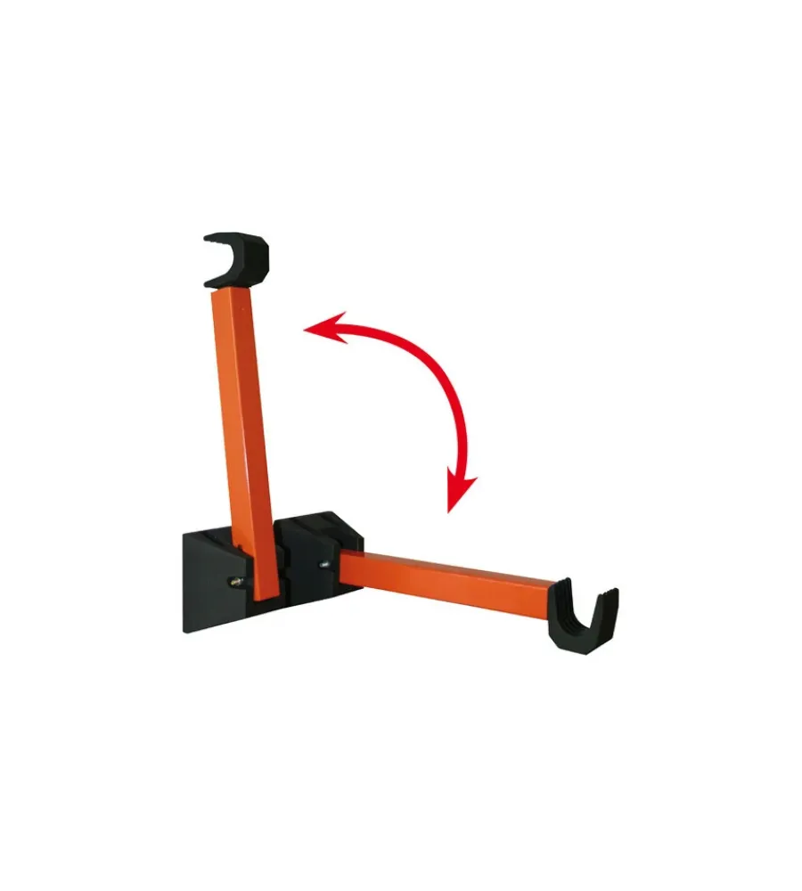 Bici-Lampa Portaciclo a parete antigraffio 92906