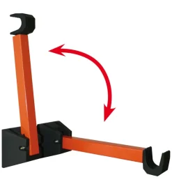 Bici-Lampa Portaciclo a parete antigraffio 92906