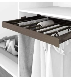 Emuca Armadi|Portapantaloni estraibile moka adattabile 564-614 mm