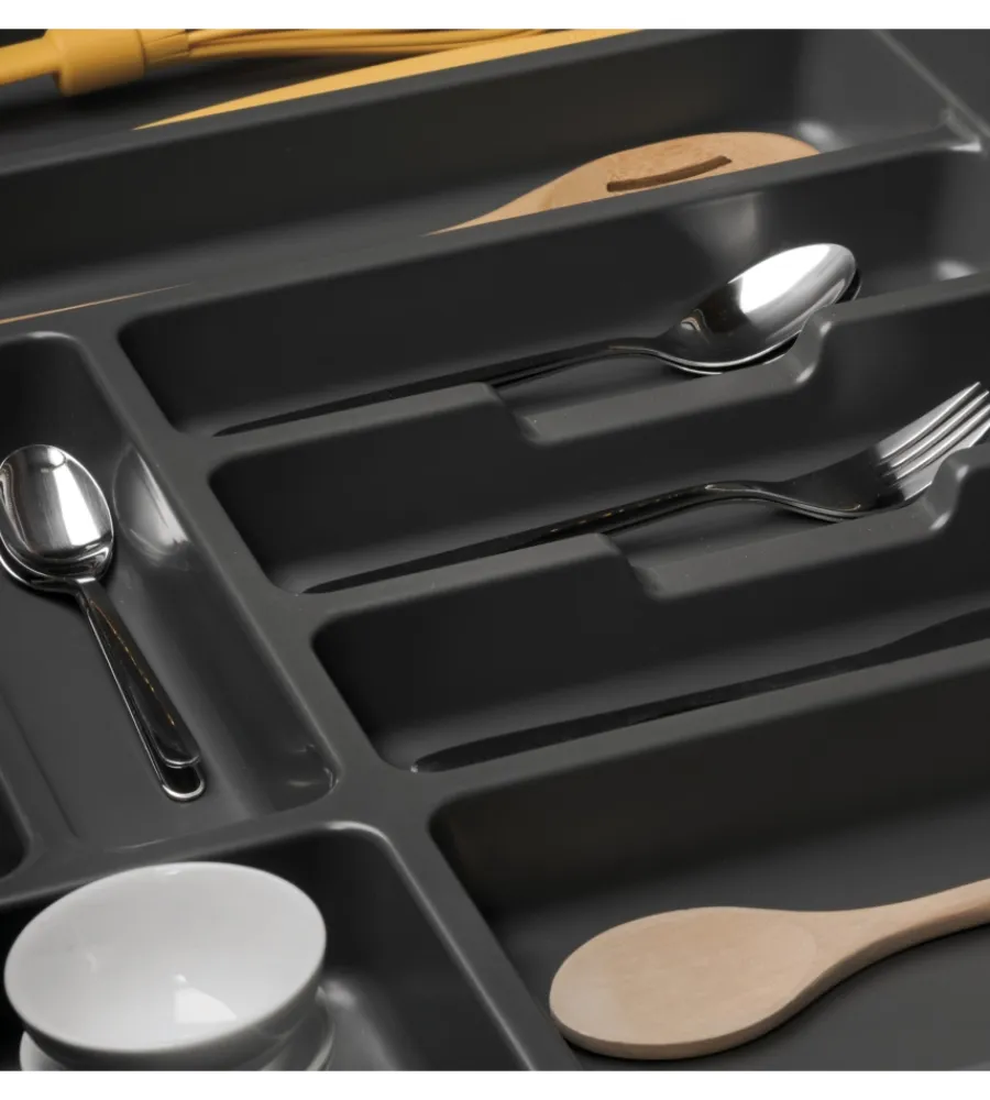 Accessori Cucina-Emuca Portaposate per casetti da cucina, modulo 90cm