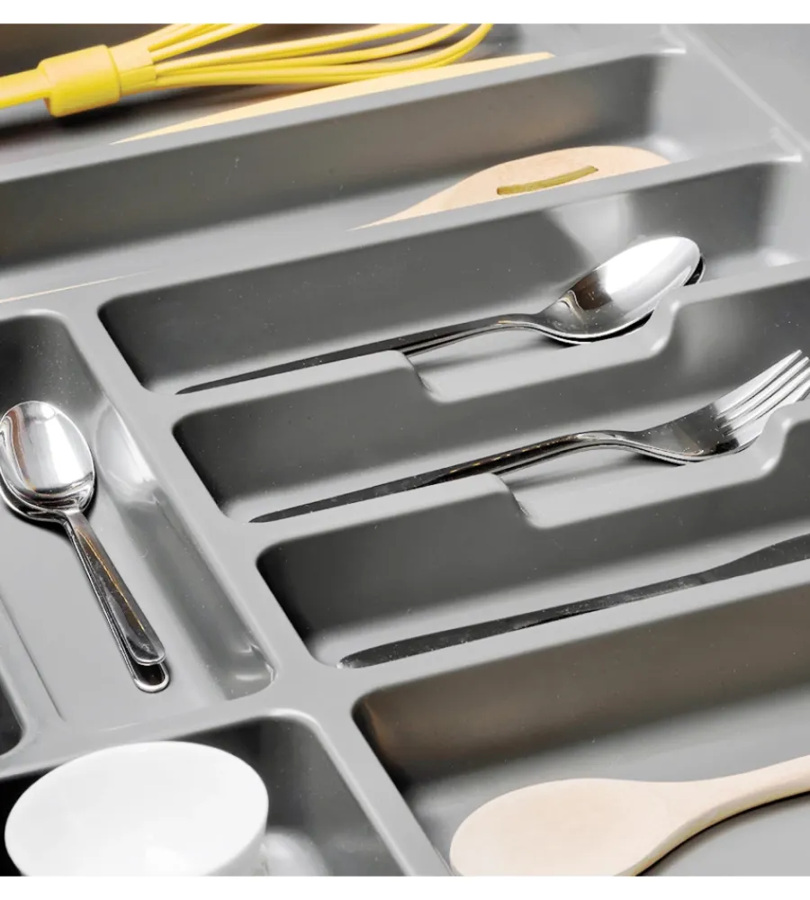 Accessori Cucina-Emuca Portaposate per cassetti da cucina, modulo 45 cm