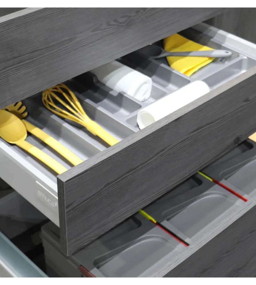 Accessori Cucina-Emuca Portaposate per cassetti da cucina, modulo 45 cm