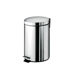 Accessori Bagno|Portarifiuti gedy "argenta" cromato in acciaio 31,8x20,5x26,5 cm