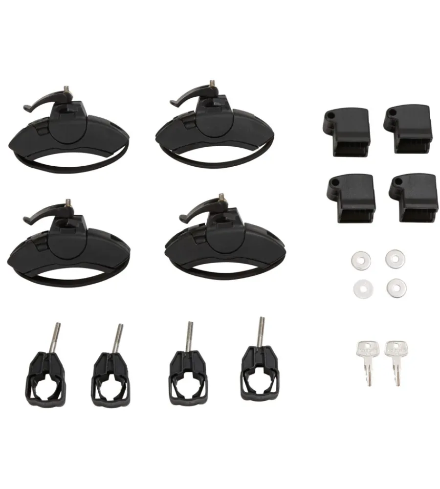 Hot Portasci per barre da tetto "fatcat 4 evo black" - y8003075 Portaggio