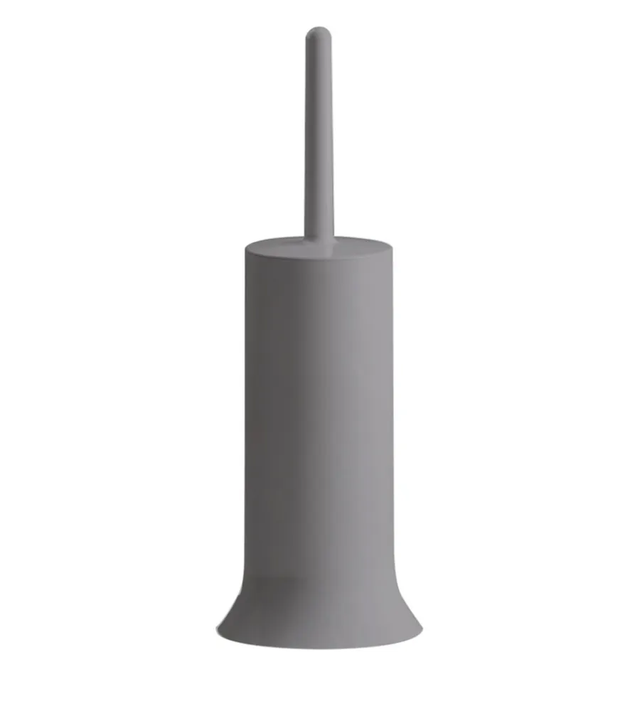 Ceramiche E Accessori- Portascopino "peter" grigio in plastica