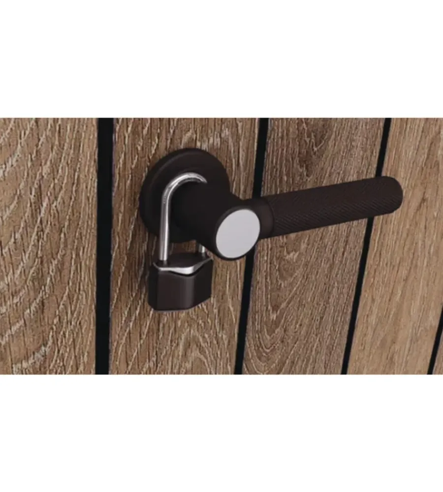 Online Portattrezzi multiuso "vertical shed" in resina effetto legno 140x73,6x170 cm Contenitori Da Esterno