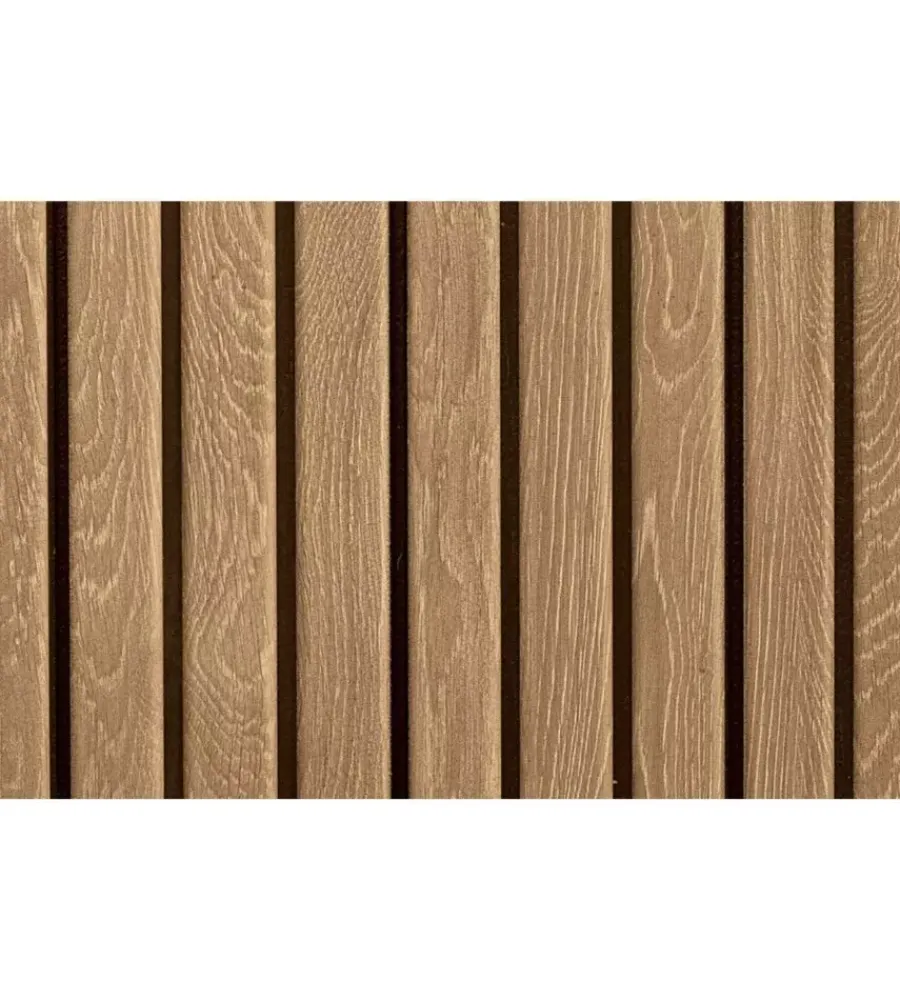 Outlet Portattrezzi multiuso "vertical shed venetian" in resina effetto legno 140x73,6x170,4 cm Contenitori Da Esterno