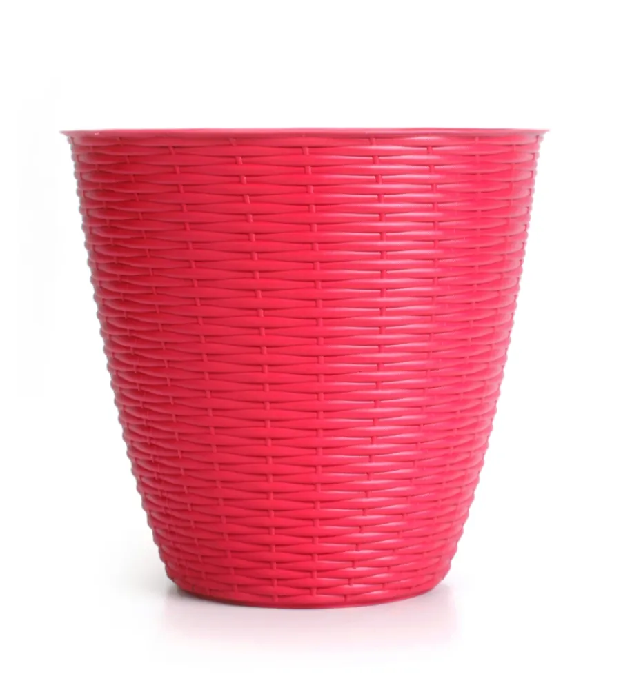 Coltivazione E Cura-Bama Portavaso paglia d. 19 rosso corallo