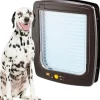 Ferplast Cucce E Accessori Relativi|Portina per cani di taglia media e grande "swing 15" con chiusura 4 vie e protezione aria in plastica marrone 41,2x9,6x48,2 cm