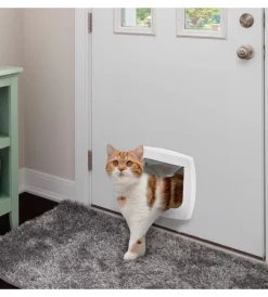 Ferplast Cucce E Accessori Relativi|Portina per gatti e piccoli cani "swing 1" con chiusura 2 vie in plastica bianco 21,5x5x24 cm