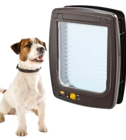 Ferplast Cucce E Accessori Relativi|Portina per gatti grandi e cani di taglia media "swing 11" con chiusura 4 vie e protezione aria in plastica marrone 31x9,6x38,4 cm