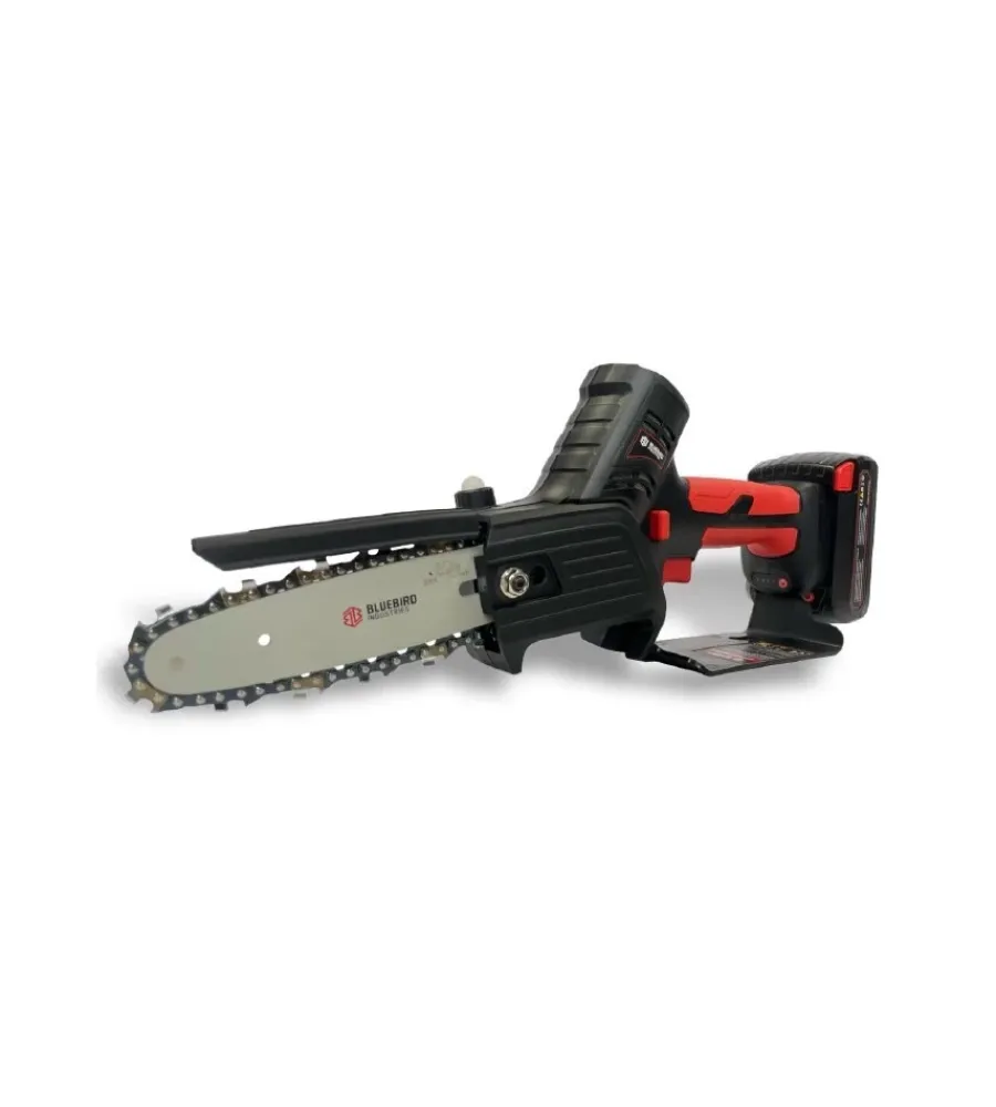 Potatori-Blue Bird Potatore a catena a batteria "cs 22-06 timber" barra 12,5 cm 21v 2,5ah