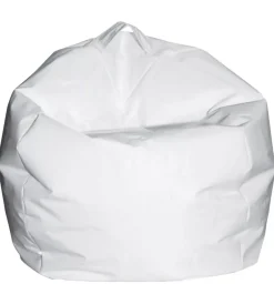 Poltrone E Pouf- Pouf armonia "comodone" in nylon bianco 65x65x62 cm