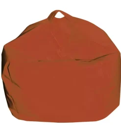 Outlet Pouf armonia "comodone" in nylon arancione 65x65x62 cm Poltrone E Pouf