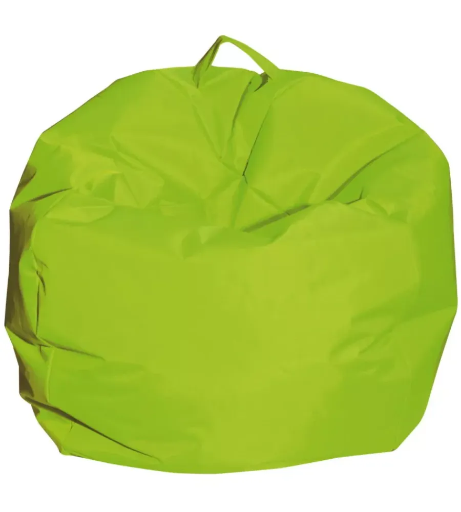 Poltrone E Pouf- Pouf armonia "comodone" in nylon verde 65x65x62 cm