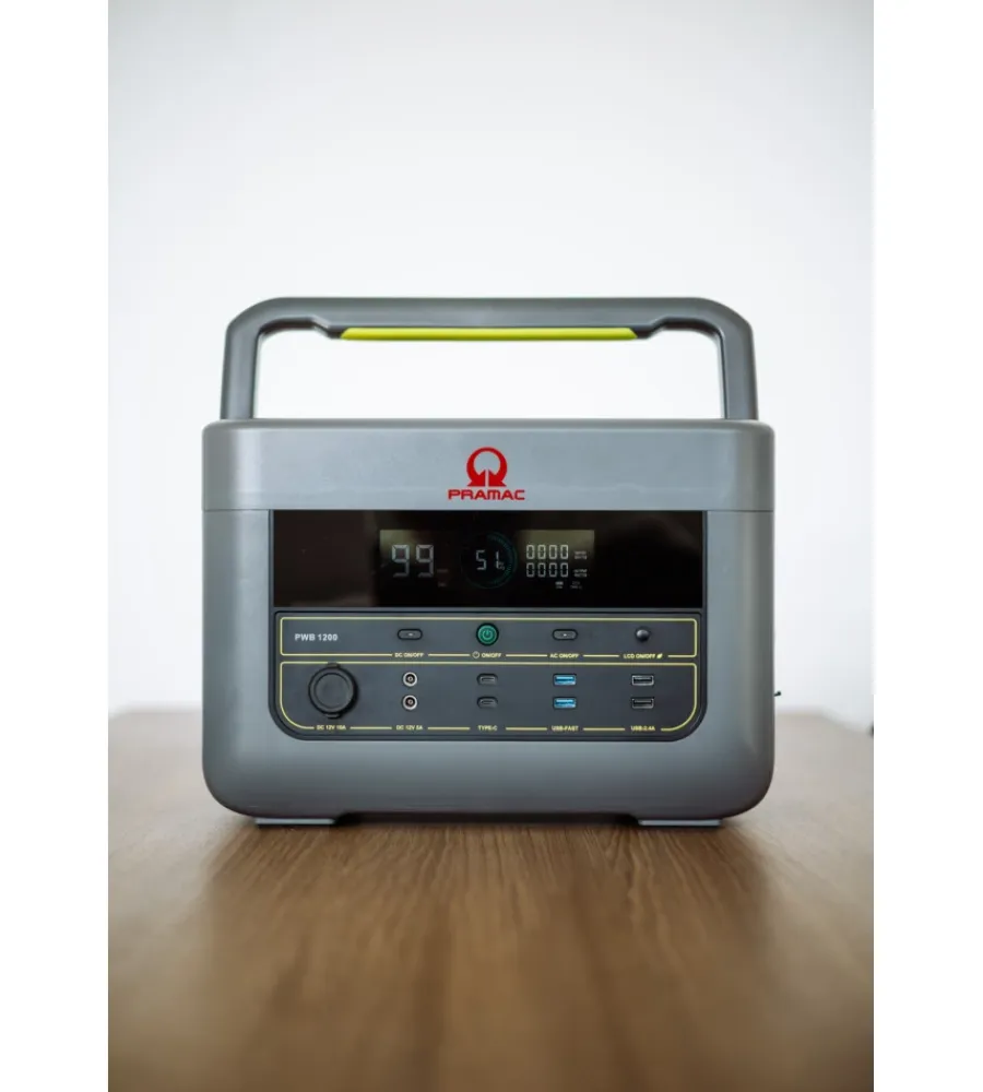 Generatori Di Corrente|Power station portatile pramac "power station pwb1200" 1200w 1075ah