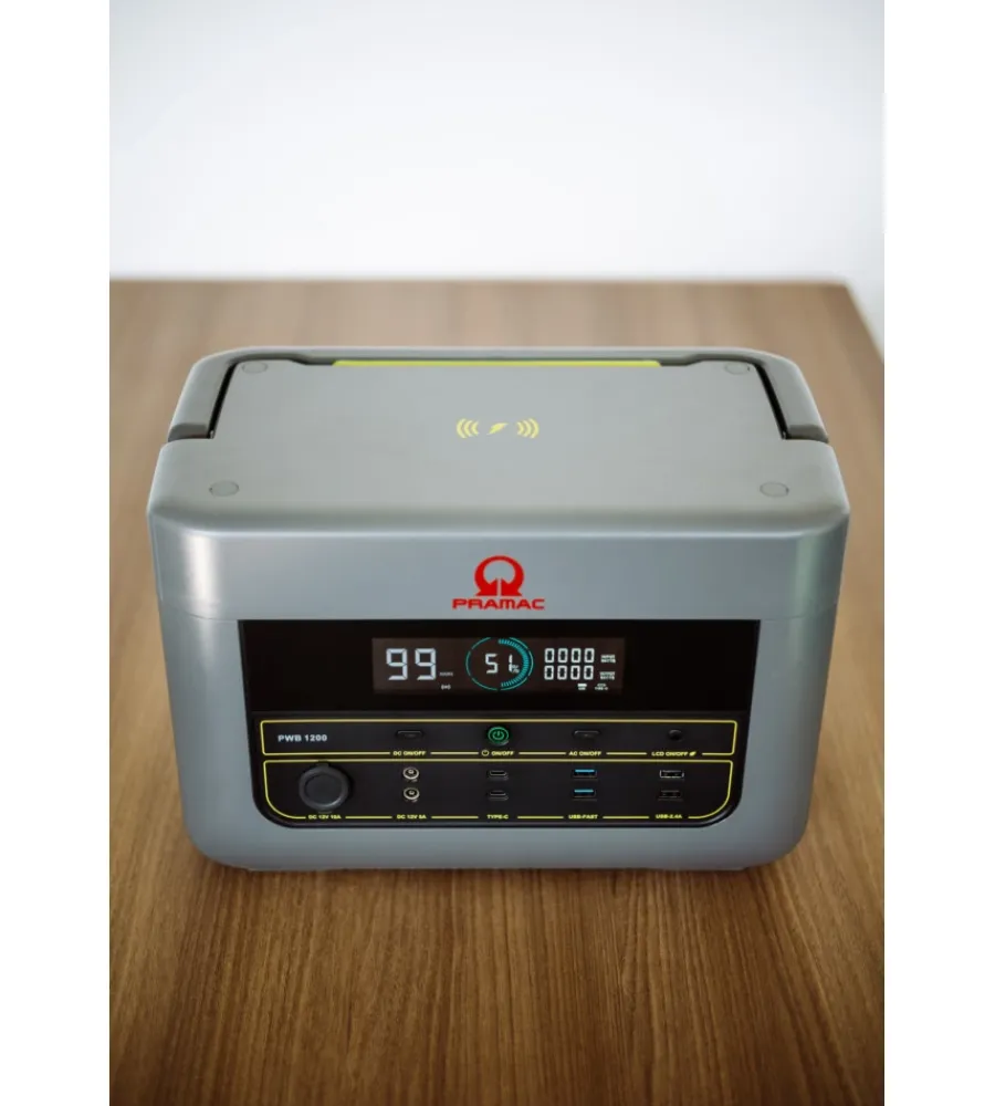 Generatori Di Corrente|Power station portatile pramac "power station pwb1200" 1200w 1075ah