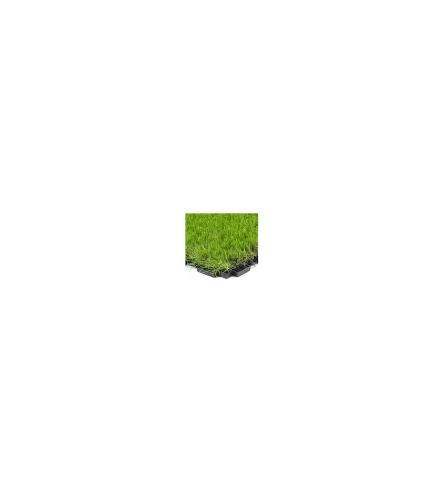 Hot Prato sintetico a mattonella verde "infinity" 9 pezzi Erba Sintetica