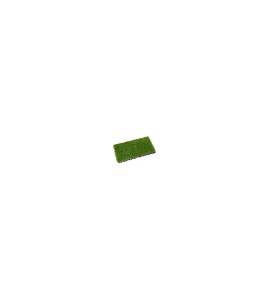 Hot Prato sintetico a mattonella verde "infinity" 9 pezzi Erba Sintetica