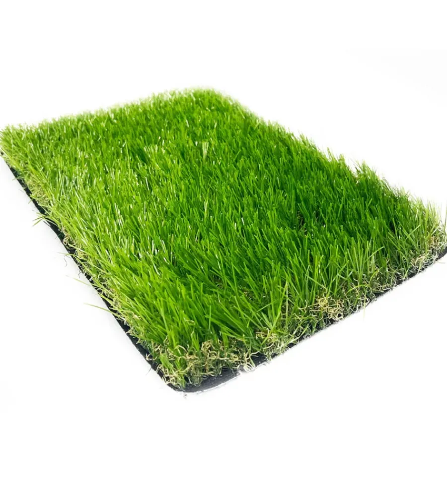 Erba Sintetica- Prato sintetico verde economico 1x10 mt h40 mm per giardino "deluxe"
